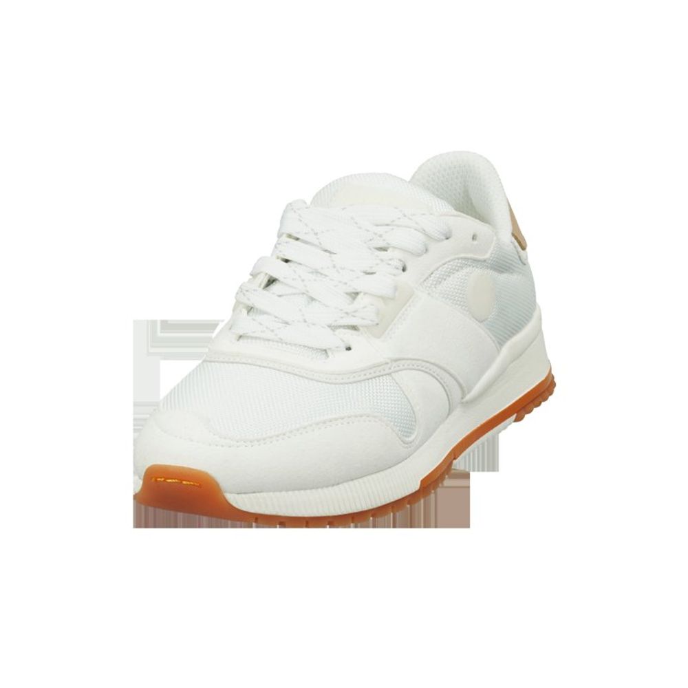 Scotch & Soda Off-White Synthetic Suede Athletic Sneakers