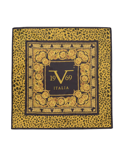 19V69 Italia Multicolor Polyester Scarf - ANIMALIER BAROCCO V05