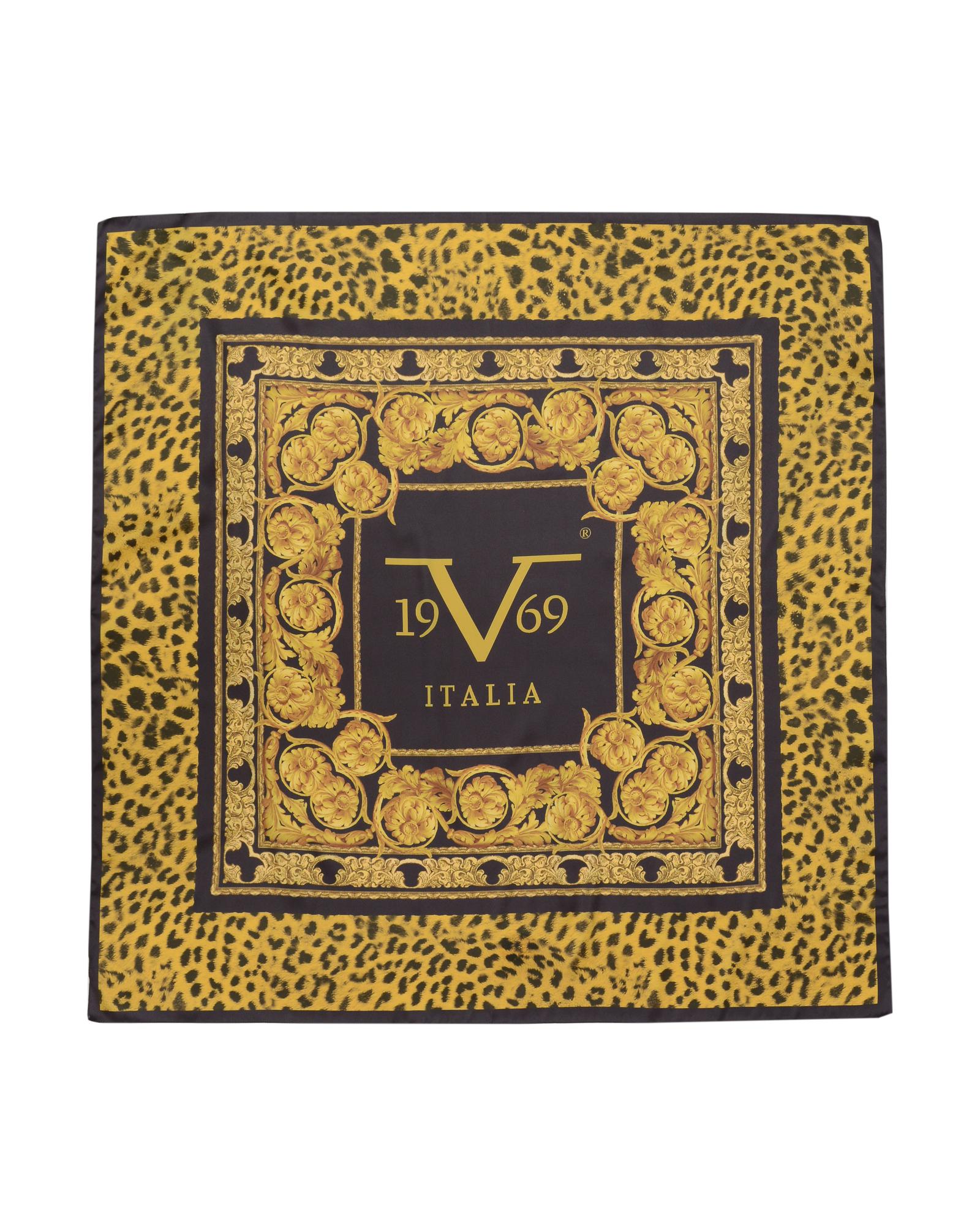 19V69 Italia Multicolor Polyester Scarf - ANIMALIER BAROCCO V05