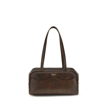 Prada Brown Calf Leather Handbag
