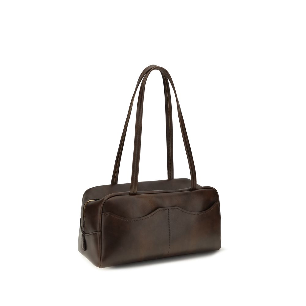 Prada Brown Calf Leather Handbag