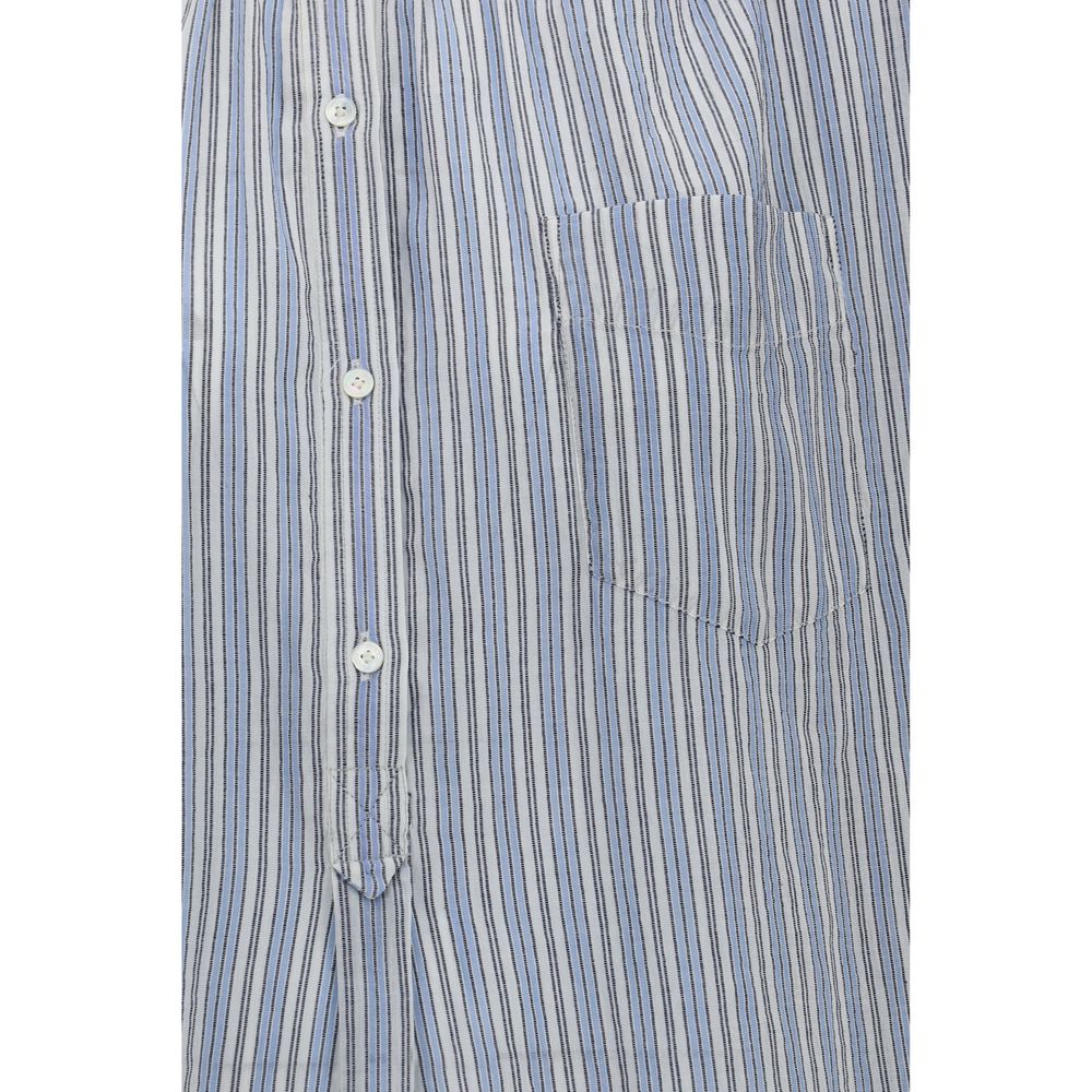 Marant Étoile Blue Cotton Pattern Shirt