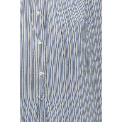 Marant Étoile Blue Cotton Pattern Shirt