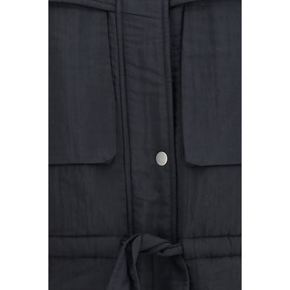 Marant Étoile Blandina Black Modal Full-Length Jacket