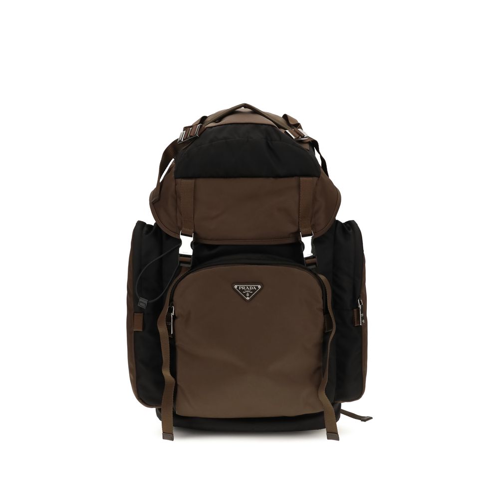 Prada Brown Re-Nylon Backpack: Sustainable Luxury Redefined