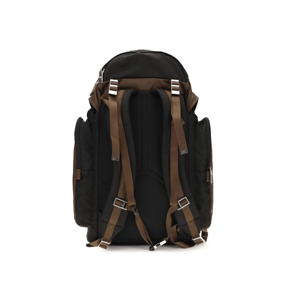 Prada Brown Re-Nylon Backpack: Sustainable Luxury Redefined