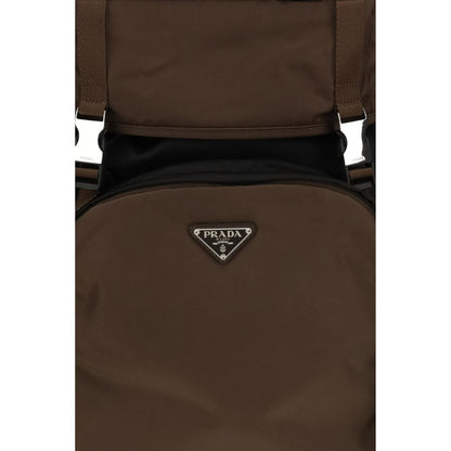 Prada Brown Re-Nylon Backpack: Sustainable Luxury Redefined