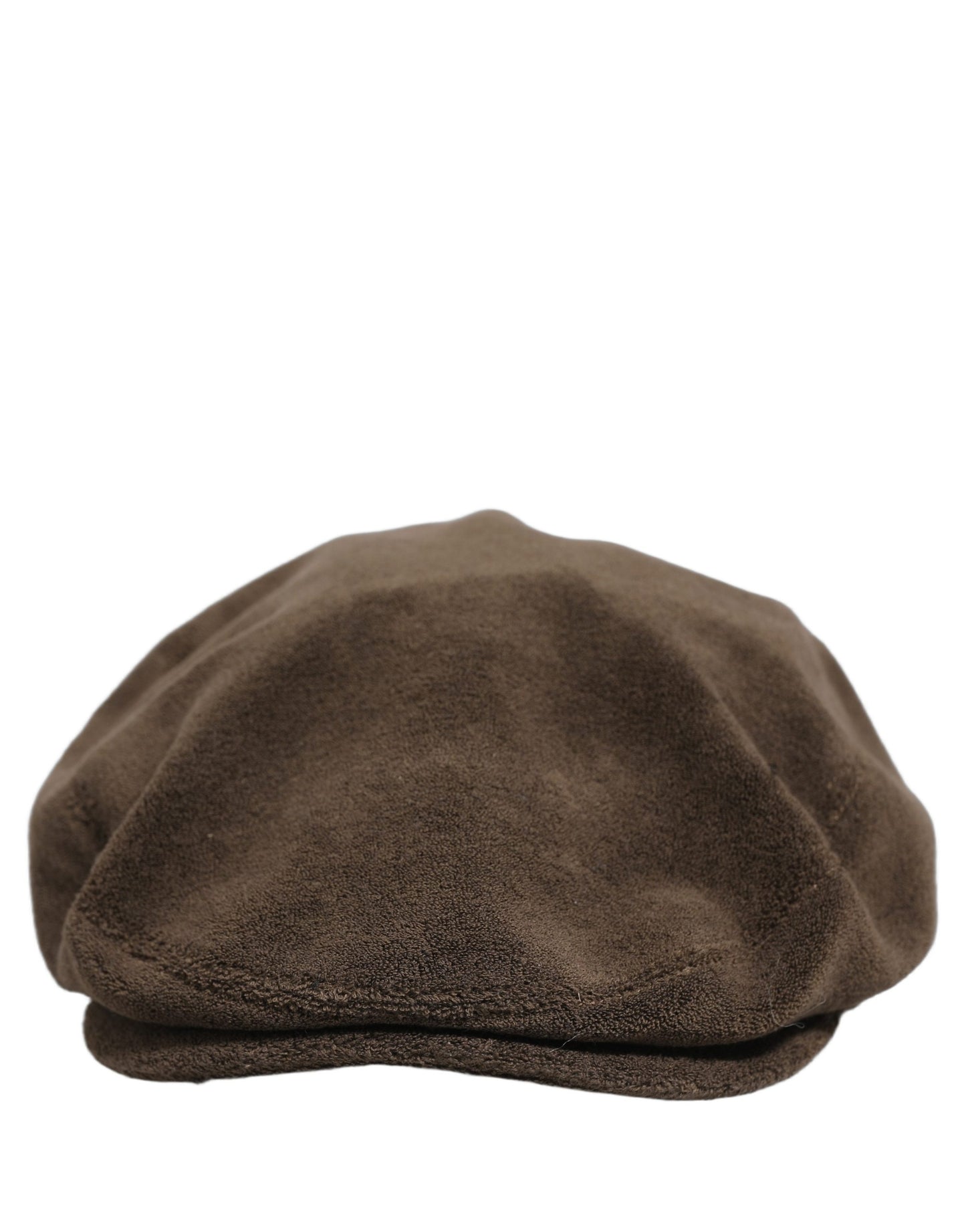 Dolce & Gabbana Brown Cotton Newsboy Cap
