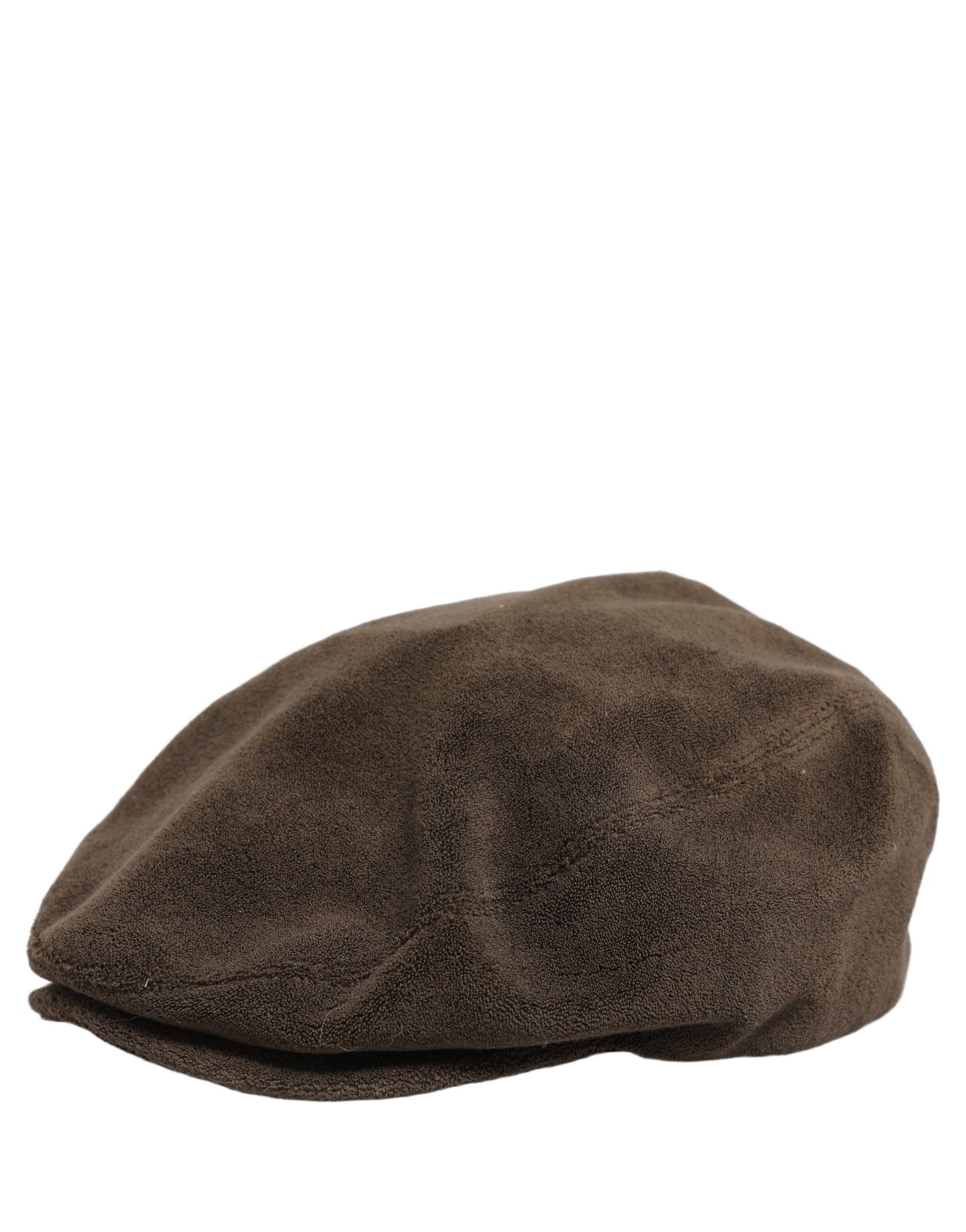 Dolce & Gabbana Brown Cotton Newsboy Cap
