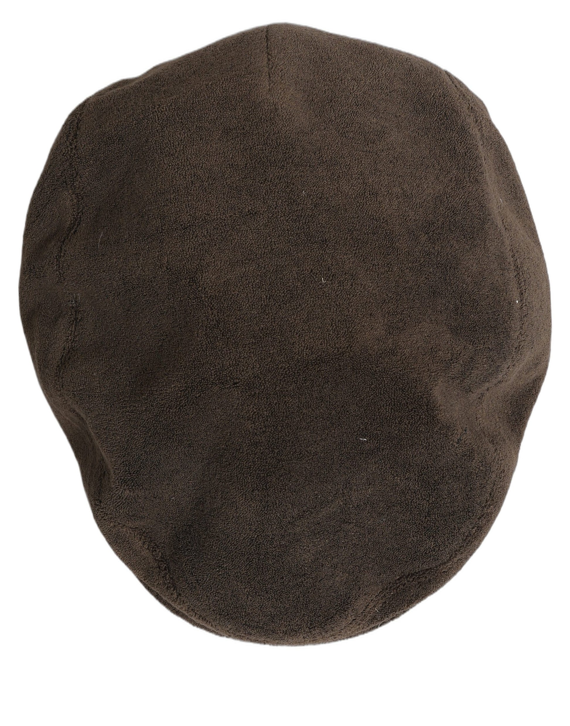 Dolce & Gabbana Brown Cotton Newsboy Cap
