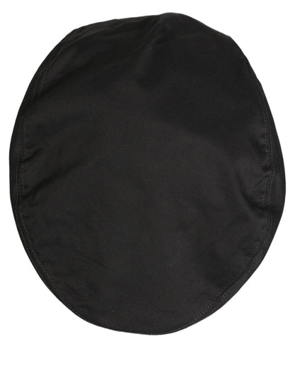 Dolce & Gabbana Men’s Black Cotton Stretch Newsboy Capello Hat