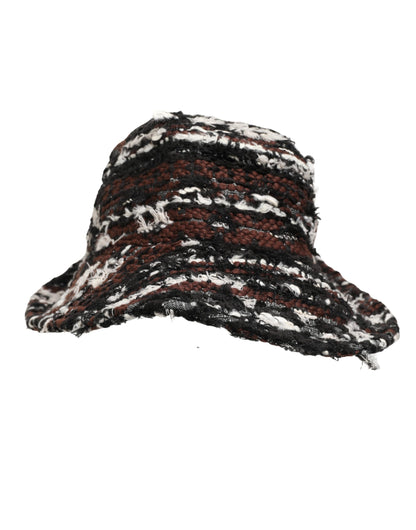 Dolce & Gabbana Multicolor Acrylic Tweed Bucket Hat