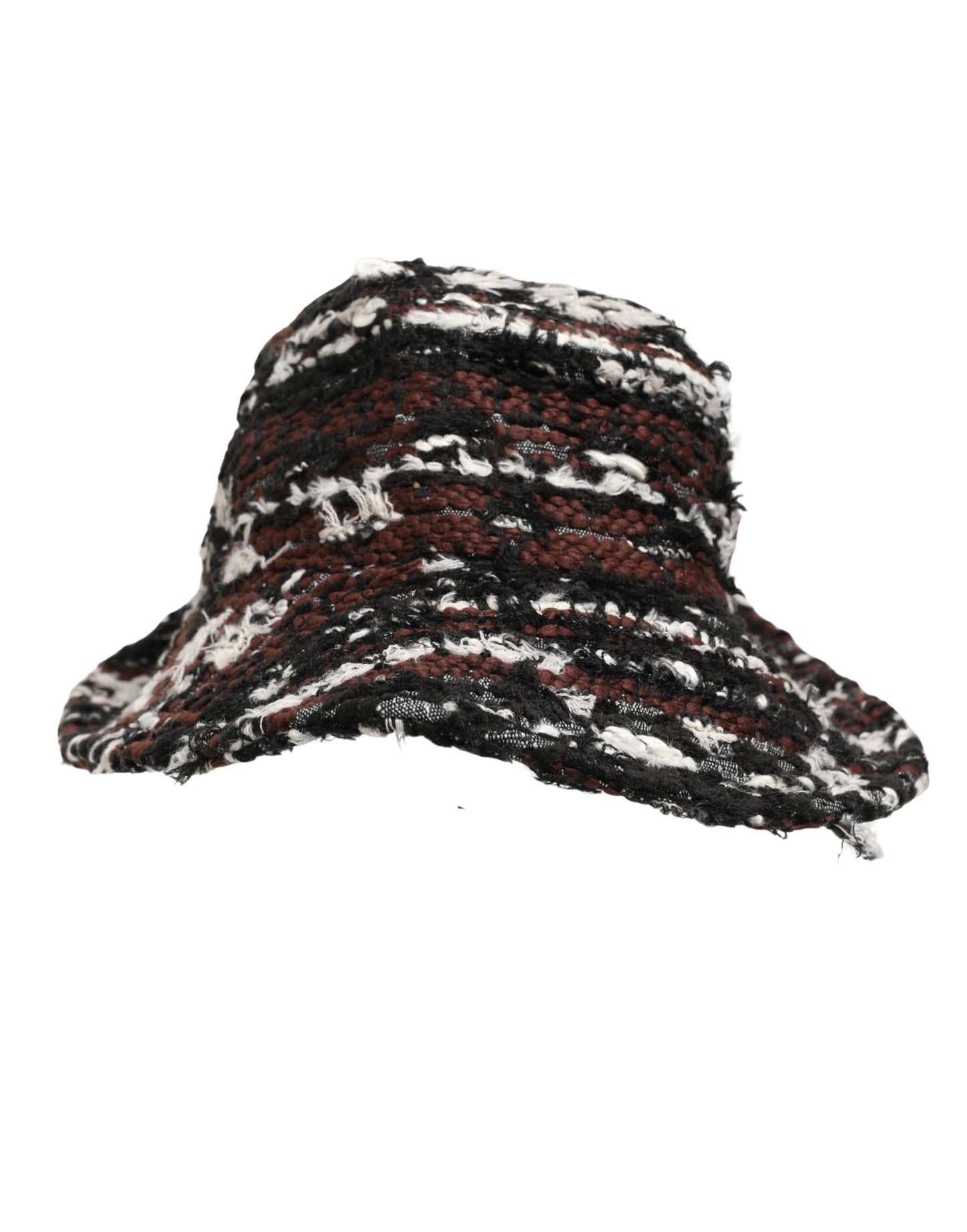 Dolce & Gabbana Multicolor Acrylic Tweed Bucket Hat