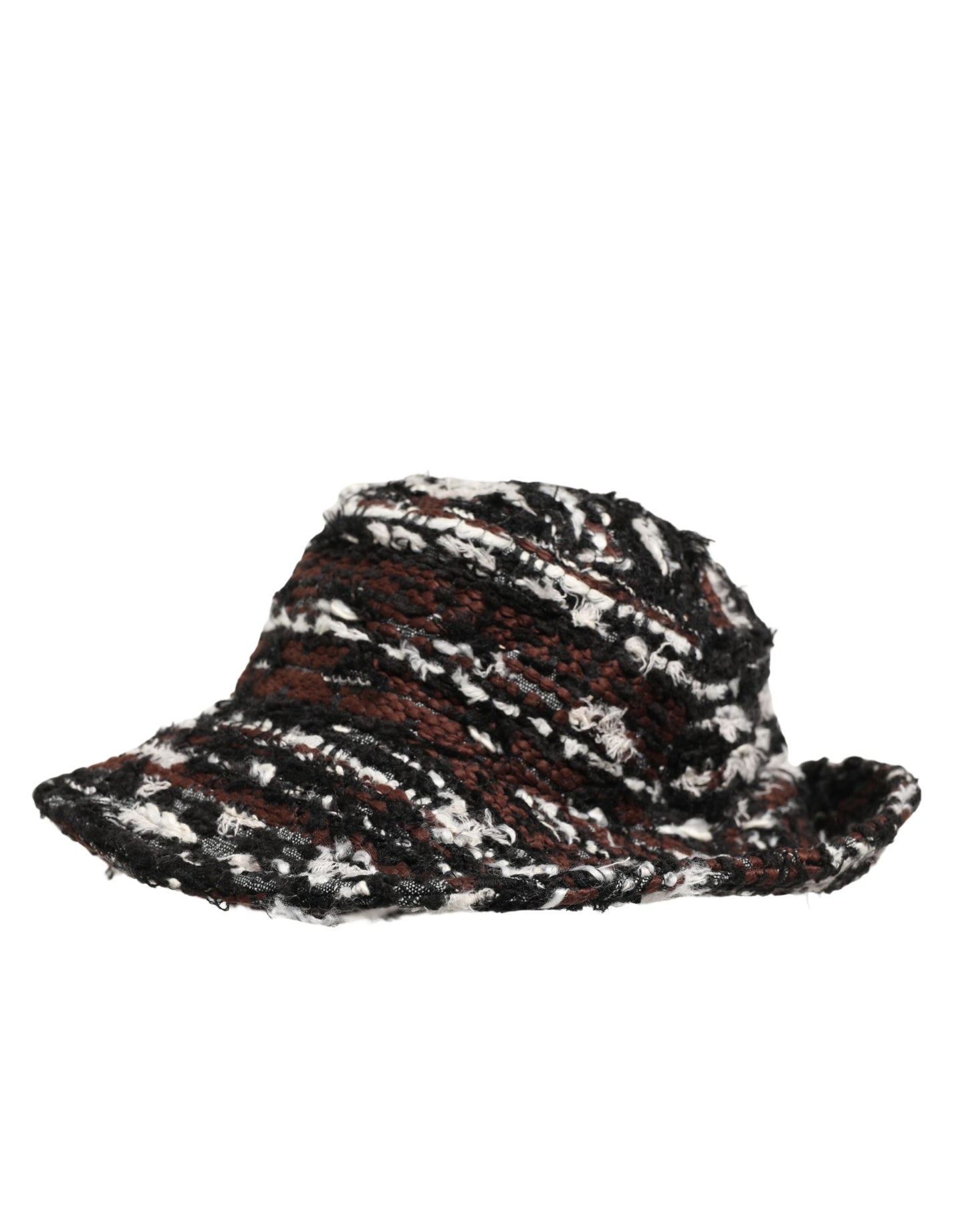 Dolce & Gabbana Multicolor Acrylic Tweed Bucket Hat