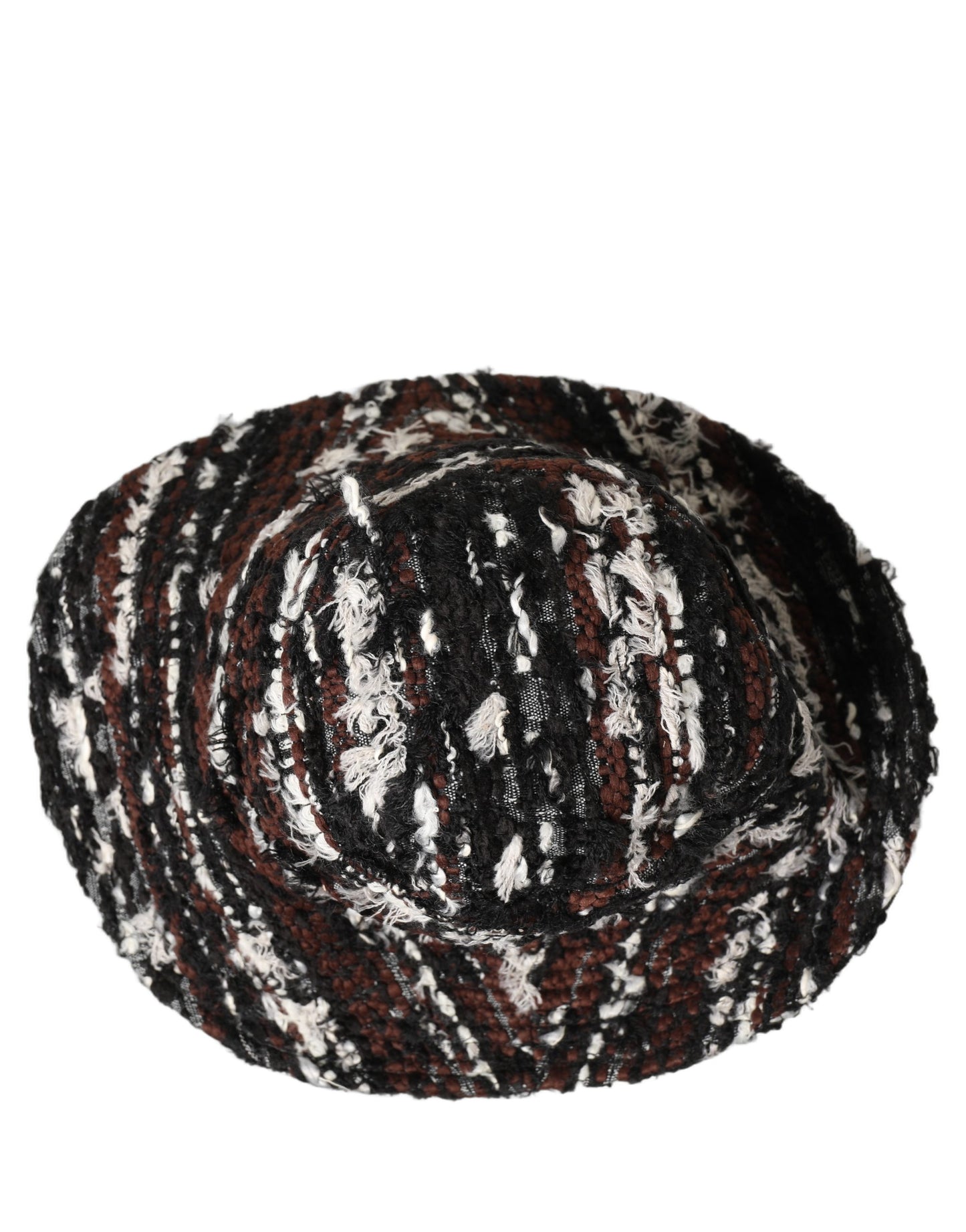 Dolce & Gabbana Multicolor Acrylic Tweed Bucket Hat