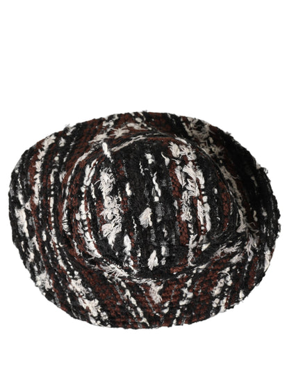 Dolce & Gabbana Multicolor Acrylic Tweed Bucket Hat