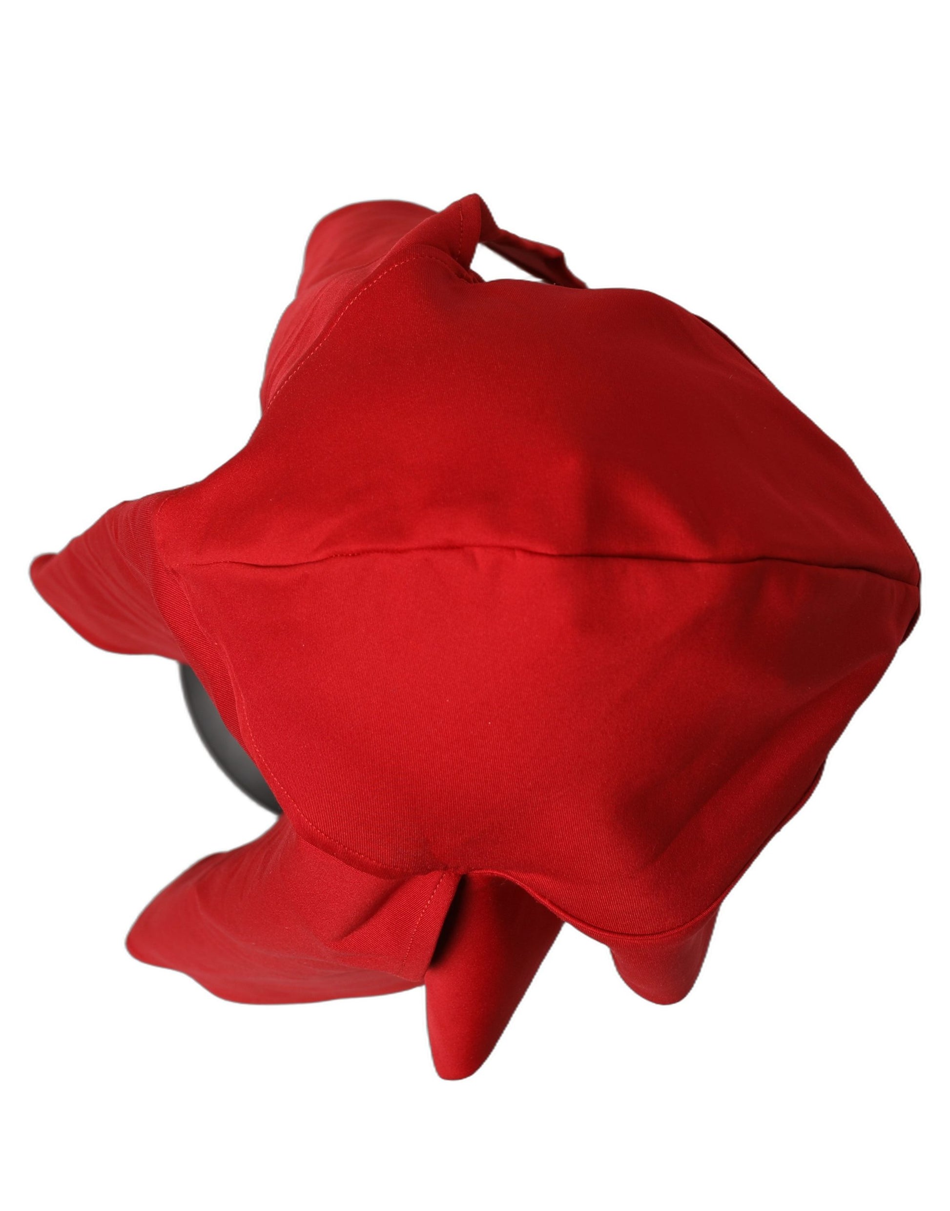Dolce & Gabbana Women's Red Polyester Whole Head Wrap Capello Hat