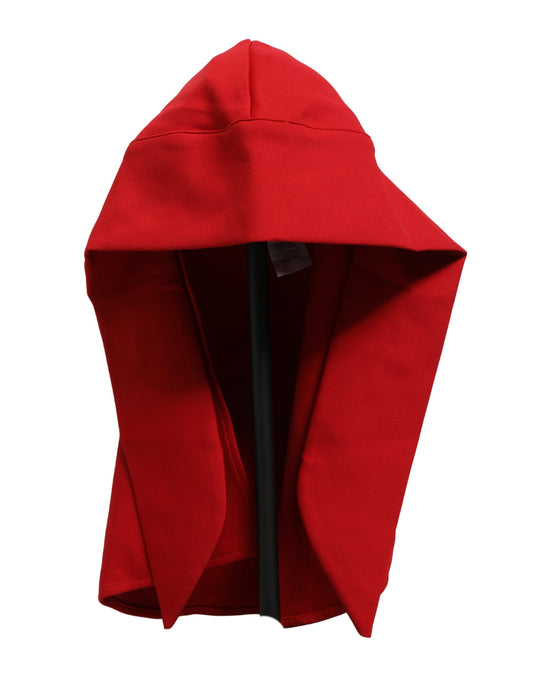 Dolce & Gabbana Women's Red Polyester Whole Head Wrap Capello Hat