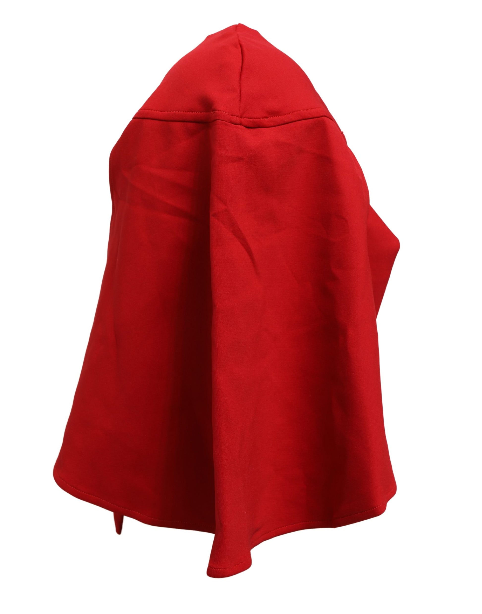 Dolce & Gabbana Women's Red Polyester Whole Head Wrap Capello Hat