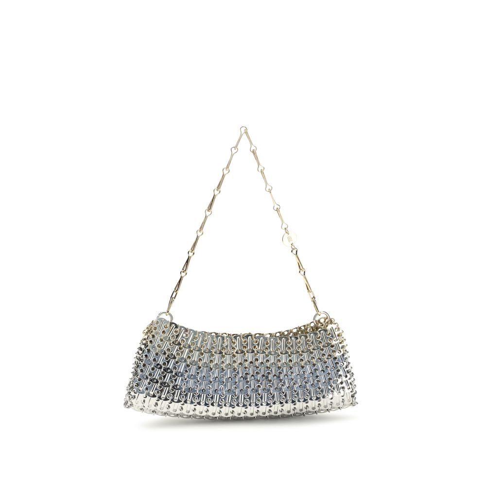 Rabanne Silver Brass Shoulder Bag - Skyline Clutch
