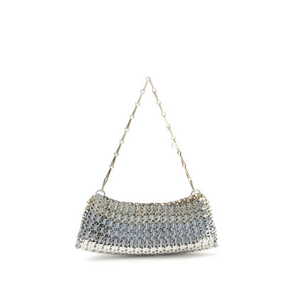 Rabanne Silver Brass Shoulder Bag - Skyline Clutch