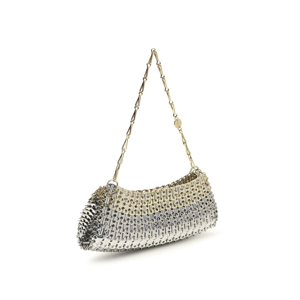Rabanne Silver Brass Shoulder Bag - Skyline Clutch