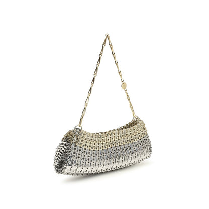 Rabanne Silver Brass Shoulder Bag - Skyline Clutch