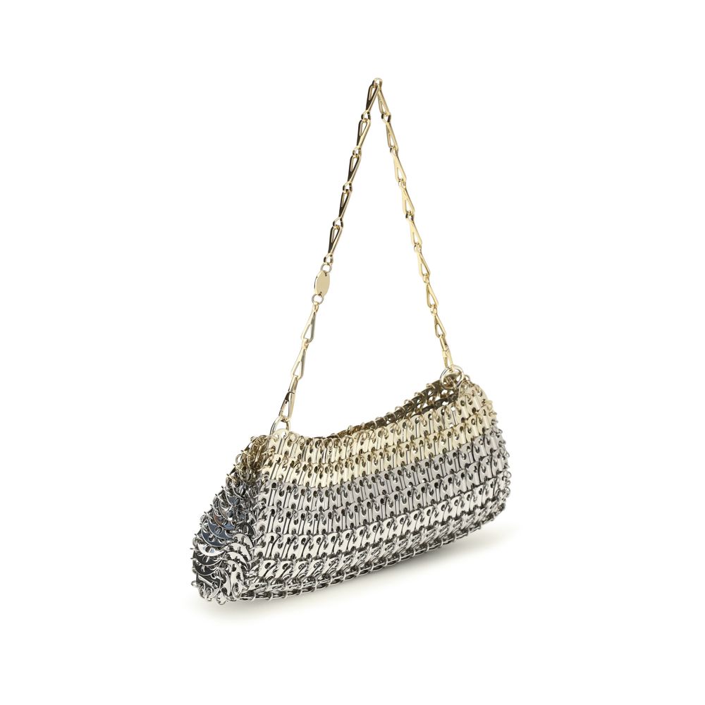 Rabanne Silver Brass Shoulder Bag - Skyline Clutch