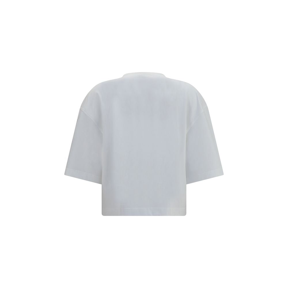 Brunello Cucinelli Oversized White Cotton T-Shirt