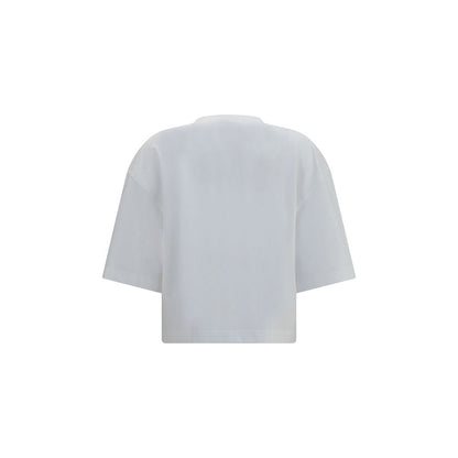 Brunello Cucinelli Oversized White Cotton T-Shirt