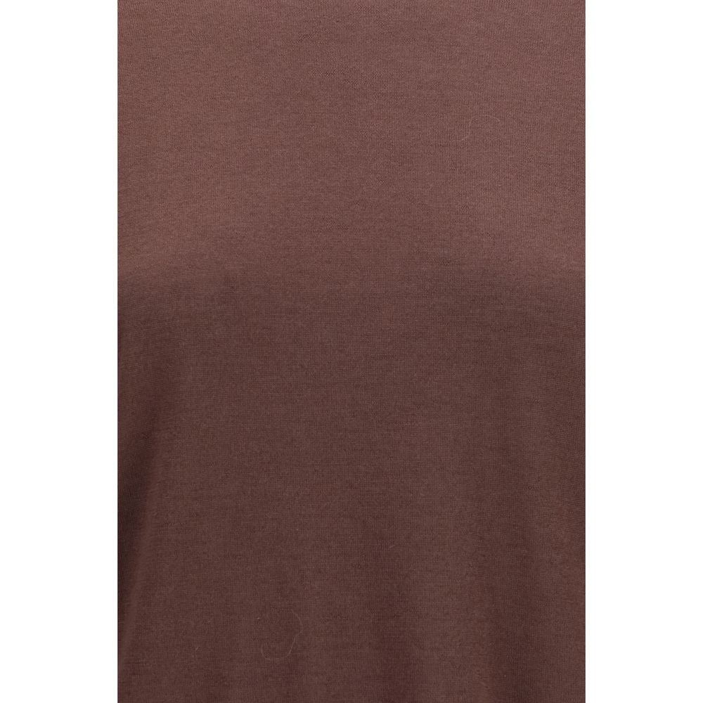 Brunello Cucinelli Purple Cashmere and Silk Sweater