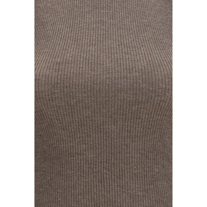 Brunello Cucinelli Brown Cashmere Sleeveless Sweater