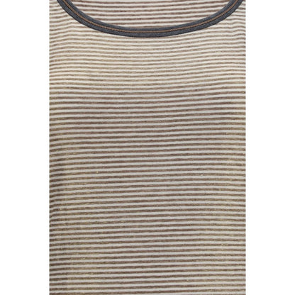 Brunello Cucinelli Beige Linen Tank Top