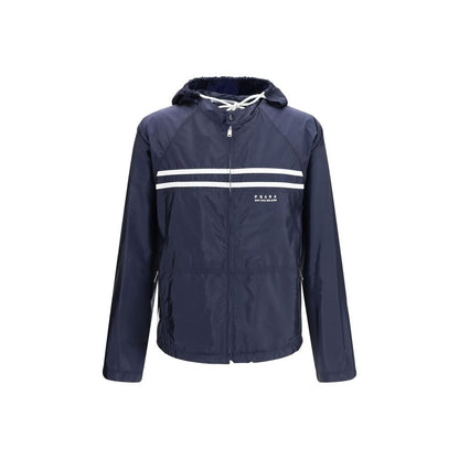 Prada Blue Oversize Re-Nylon Shell Jacket