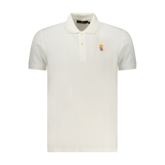 Marina Militare Bianco Cotton Men's Polo Shirt