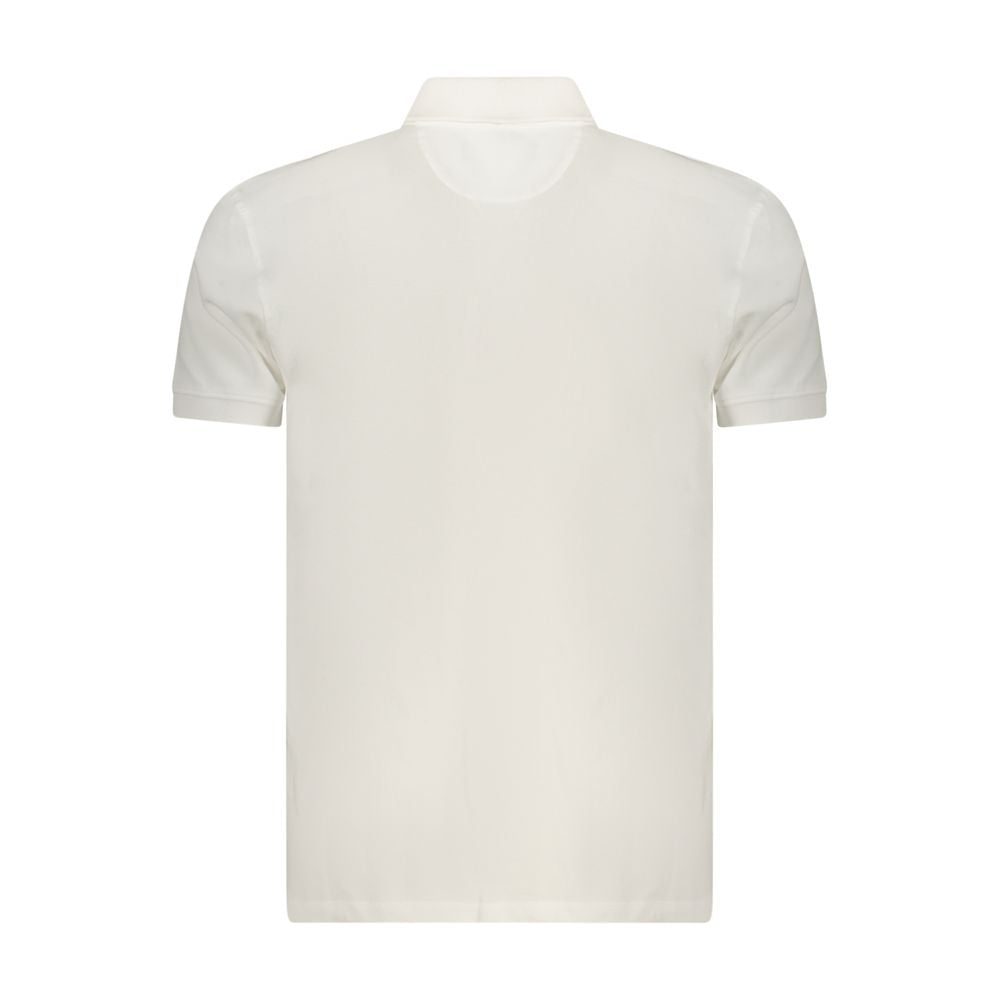 Marina Militare Bianco Cotton Men's Polo Shirt
