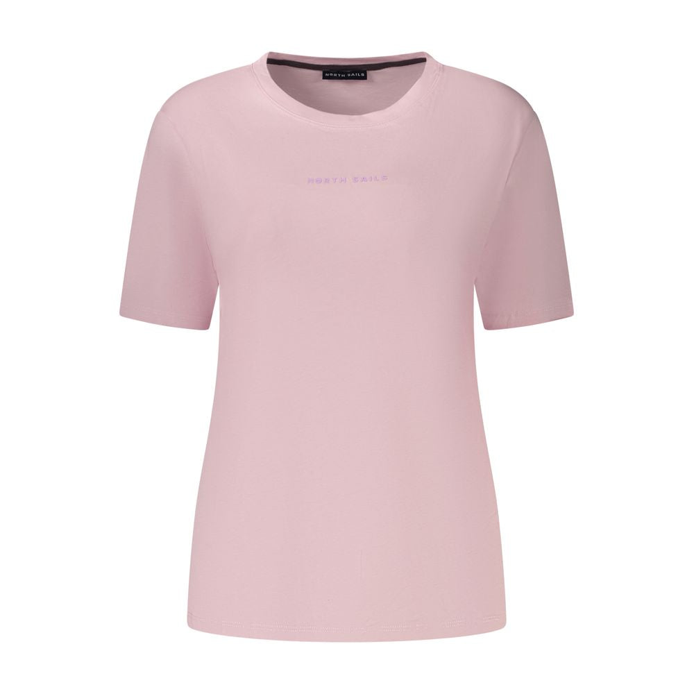 North Sails Pink Cotton Women's T-Shirt