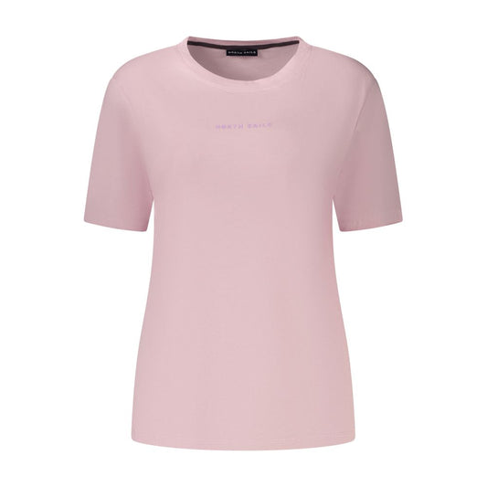 North Sails Pink Cotton Women's T-Shirt