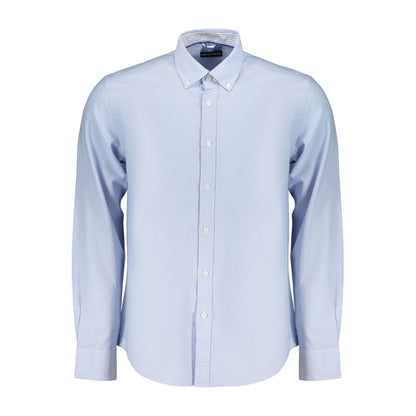 North Sails Blue Cotton Dress Shirt - Timeless Nautical Elegance
