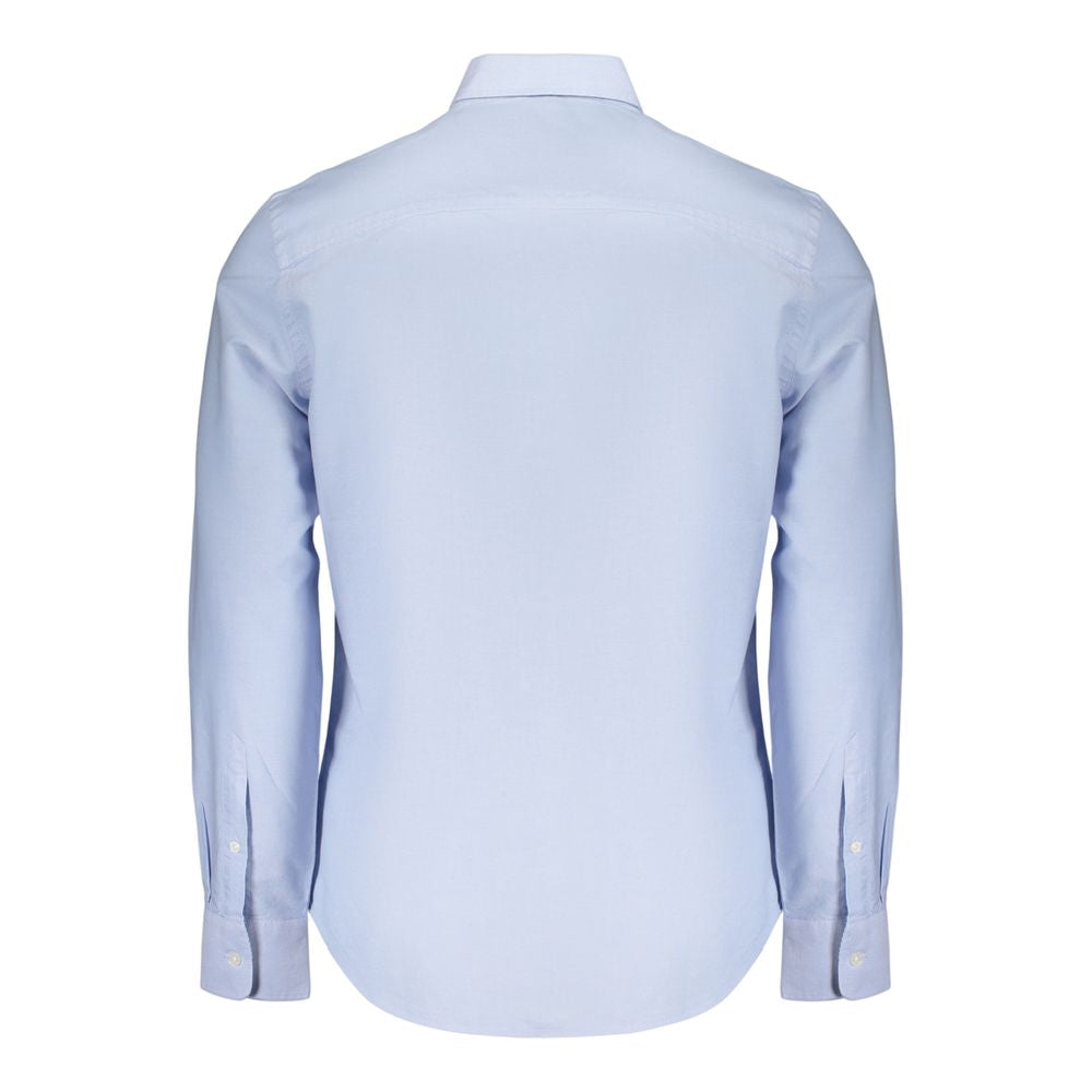 North Sails Blue Cotton Dress Shirt - Timeless Nautical Elegance