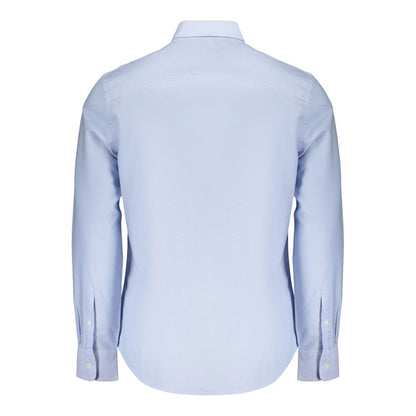 North Sails Blue Cotton Dress Shirt - Timeless Nautical Elegance