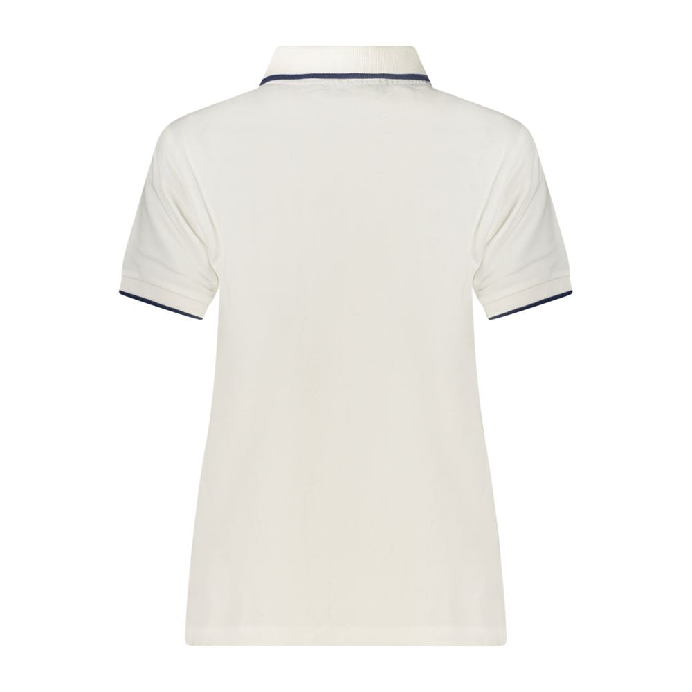 North Sails White Cotton Polo Shirt - Ocean Positive