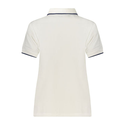 North Sails White Cotton Polo Shirt - Ocean Positive