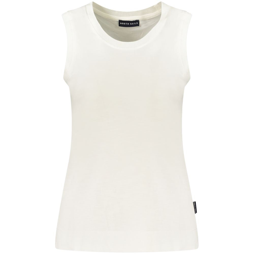 North Sails White Polyester Tank Top - Ocean Positive