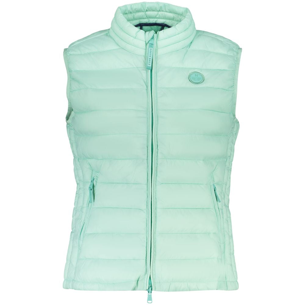 North Sails Green Polyester Sleeveless Jacket