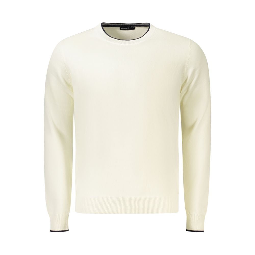 North Sails White Cotton Men's Jumper