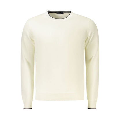 North Sails White Cotton Men's Jumper