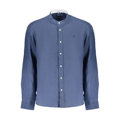 North Sails Blue Linen Men's Shirt