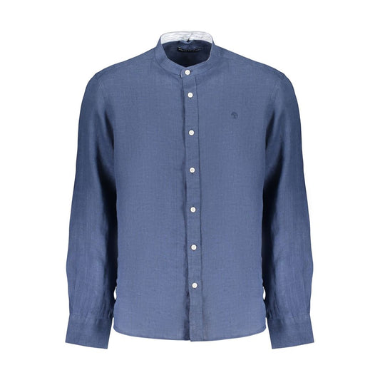 North Sails Blue Linen Men's Shirt