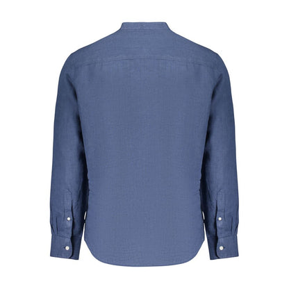 North Sails Blue Linen Men's Shirt